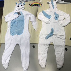 AIMINYZ ชุดนอนสตรีแบบยูนิคอร์น,ชุดนอน Onesie ขนแกะผ้าสักหลาดสัตว์ฤดูใบไม้ร่วงฤดูหนาวลายการ์ตูนใส่ได้ทั้งผู้หญิงและผู้ชาย - Product Image 4