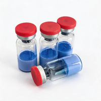 Fournisseur de poudre lyophilisée de peptide bleu de haute pureté à 99 %, 50 mg/100 mg, matière première cosmétique GHK-Cu