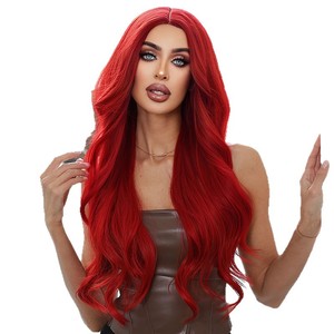 Synthetic Full <b>Lace</b> <b>Wig</b> Long Natural Women Hair <b>Wigs</b> Heat Resistant Glueless Wholesale Quality Soft Smooth Daily Use Fashion - Product Image 2