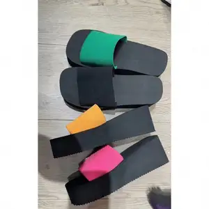 Thick Sole Open Toe Superior Quality Slides Slippers Home Indoor Summer Slippers Men Fashion Style Outdoor Wear Sandals