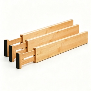Personalizza Vari Stili di Divisori Espandibili in Bambù per <span class=keywords><strong>Cassetti</strong></span>, Adatti per Cucina e Camera da Letto Familiare. - Product Image 2