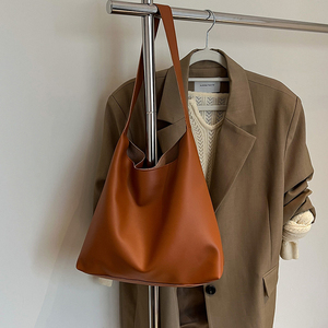 Nouveauté Sac à main inspiré du sac de médecin Sac à bandoulière pour femme Deux bretelles Style vintage Grande capacité Sac fourre-tout en PU pour le travail de bureau - Product Image 2