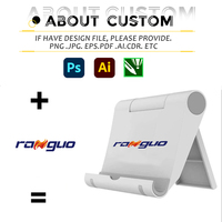 Soporte Giratorio Ajustable para Teléfono Móvil y Tableta, Diseño Moderno, de Plástico, con Logotipo Personalizado RG, Portátil, Antideslizante, Regalo Promocional
