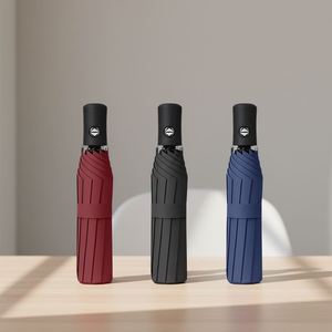 2026 Custom <b>Windproof</b> Portable Promotional Cheap Uv Sun Rain 3 Folding Automatic <b>Umbrella</b> With Logo - Product Image 2