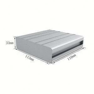 Fabricante de Cajas de Aleación de Aluminio EBM, Carcasa Electrónica Personalizada, Disipador de Calor, Caja para Controlador, Cajas con Clasificación IP54, Hongfa - Product Image 1