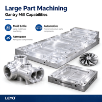 Centre d'usinage CNC à portique robuste LEYO Fanuc Controller Vertical 3 axes G1614