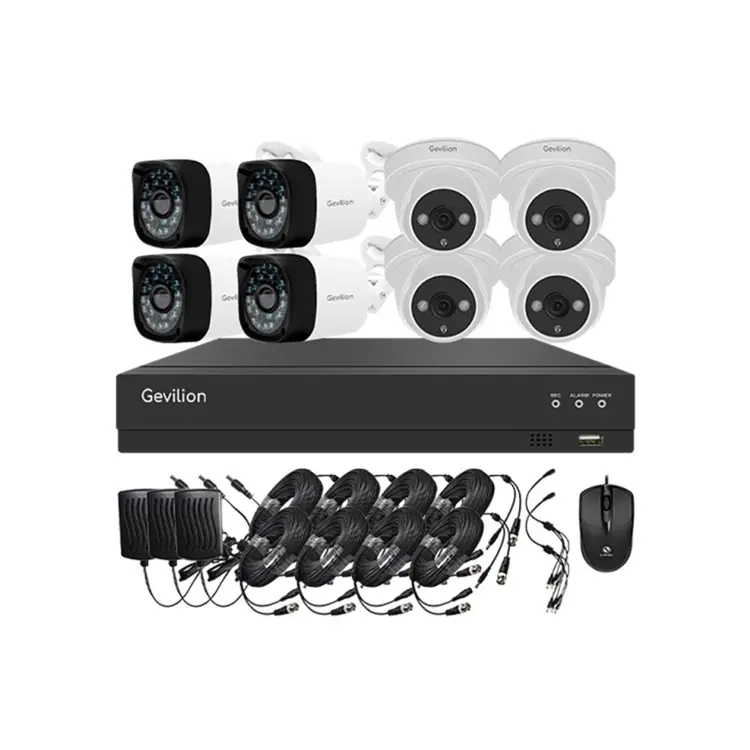 2mp DIY Giám Sát An Ninh Hệ Thống Ghi Âm 4CH 8CH 16CH 32CH 5 Trong 1 XVR KIT TVI CCTV Hệ Thống Camera