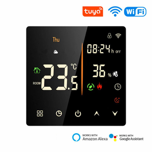 Tuya App Slimme Afstandsbediening <span class=keywords><strong>Wifi</strong></span> Vloerverwarming Thermostaat, Elektrische Vloerverwarming Water/Gasketel Temperatuurregelaar - Product Image 2