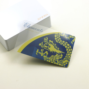 การพิมพ์แบบ CMYK บัตรพลาสติกใสแบบกำหนดเองสำหรับสมาชิก - Product Image 1