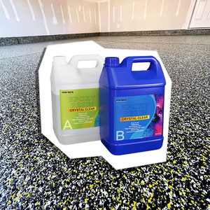 Résine époxy liquide haute résistance pour revêtement de sol |   Peinture époxy transparente résistante aux abrasions et antidérapante pour sols de garage en béton - Product Image 6