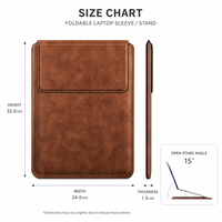 Funda Protectora para Portátil de Poliéster Personalizada con Soporte Plegable, Fabricante OEM ODM