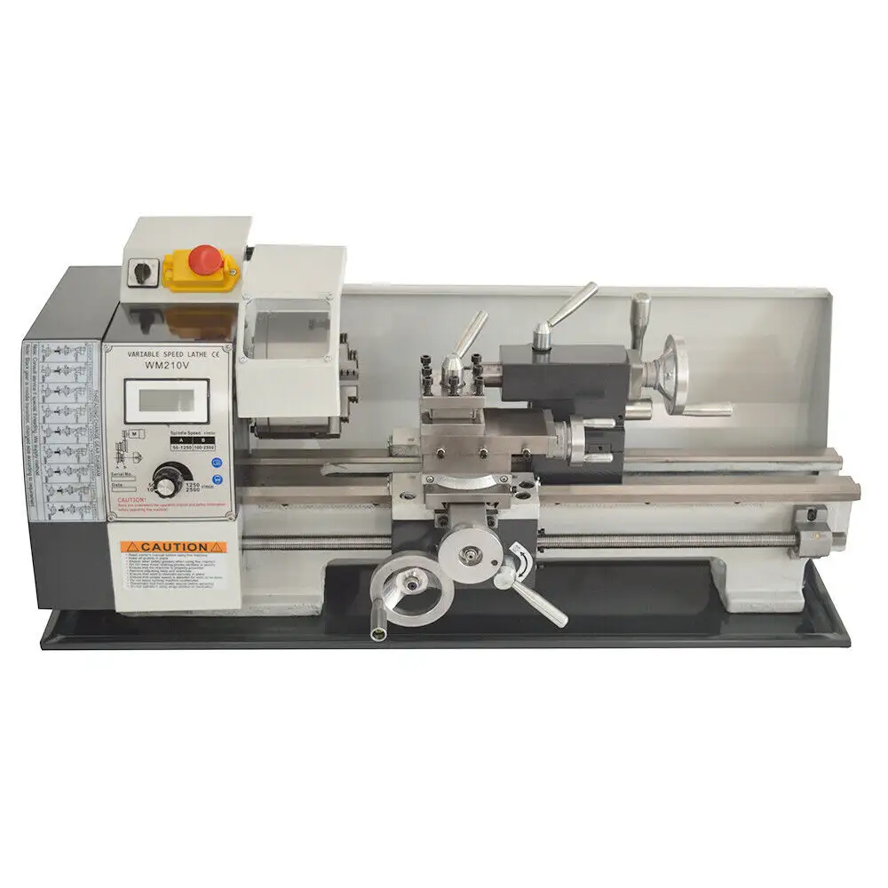 Mini Horizontal Conventional Metal Turning Engine Lathe Gap-Bed Machine 210V Specification and Price