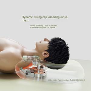 Almohada de Masaje Oscilante <span class=keywords><strong>REPOR</strong></span>, Doble Uso, Protección para el Cuello, Compresión Cálida, Control de Tiempo, Masajeador de Cuello Personalizable - Product Image 2