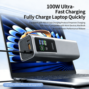 Banco de Energía Portátil <span class=keywords><strong>Anker</strong></span> Magnético USB de Alta Capacidad de 100W, 30000mAh, Carga Rápida para Laptops con Cable Integrado - Product Image 4