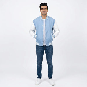 OEM varsity <b>jackets</b> for <b>men</b>, women, custom embroidery wholesale letterman bomber coats for schools - Product Image 1