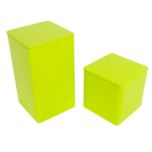 Sang Trọng 85*85 Nhiều Màu Vuông Hộp Thiếc Kín Hình Chữ Nhật Trà Cà Phê Đường Bao Bì Biểu Tượng Tùy Chỉnh Cho Cookie Đóng Gói - Product Image 5