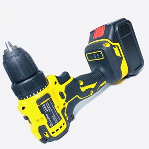 Set of 4pcs Combination Power Tools Brushless <b>Angle</b> Hammer Lithium <b>Screwdriver</b> Cordless Drill Kit Yellow MT125A - Product Image 5