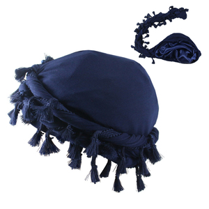 HZM-23207 <span class=keywords><strong>Bonnet</strong></span> Dôme Wave Cap à Pompons Doublé Satin, Chapeau Musulman Respirant, Sous-<span class=keywords><strong>bonnet</strong></span> Durags Turban pour Homme - Product Image 4