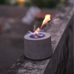 Calefacción al aire libre, pequeña chimenea de hormigón, decoración de escritorio, Mini fogón de mesa con Alcohol sin humo - Product Image 2