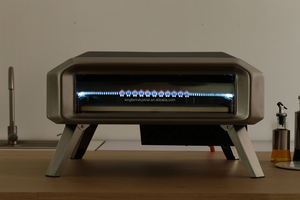 <span class=keywords><strong>Four</strong></span> à pizza à gaz rotatif de 16 pouces avec support de table extérieur <span class=keywords><strong>portable</strong></span> Pizza King - Product Image 2