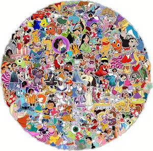 Gemischte cartoon Aufkleber niedliche Filmfiguren Aufkleber für Kinder Jugendliche Vinyl wasserdichte Abziehbild für Laptop Telefon Wasserspender Gitarre