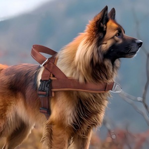 Laisse réfléchissante en forme de T pour grands chiens, légère, en polyester, <span class=keywords><strong>protection</strong></span> dorsale pour les activités de plein air, soudaine - Product Image 2