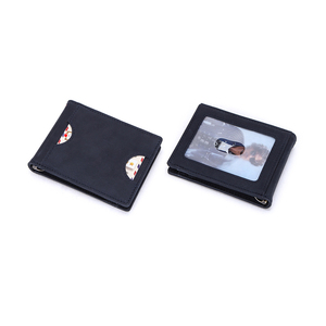 Custom Money Clip <strong>Wallet</strong> Slim <strong>Zip</strong> Coin Pocket Front Id Pocket Bifold Rfid <strong>Mens</strong> <strong>Wallet</strong> - Product Image 2