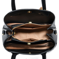JMB842 9 Sac fourre-tout décontracté en cuir PU pour femme avec fermeture éclair pour usage quotidien