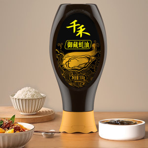 Sauce aux huîtres fraîches Qianhe de qualité supérieure, condiment pour fruits de mer, 6 kg en vrac - Product Image 1