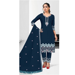 Costume prêt à l'emploi avec costume pakistanais à broderie lourde pour vêtements de mariage du fabricant et fournisseur indien - Product Image 1