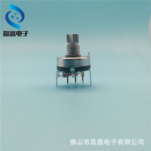 Potenciómetro Rotatorio Rv17-K4-B10K con Interruptor, Actuador de Perilla con Rosca M8x0.75, Resistencia Ajustable Vertical SPDT - Product Image 2