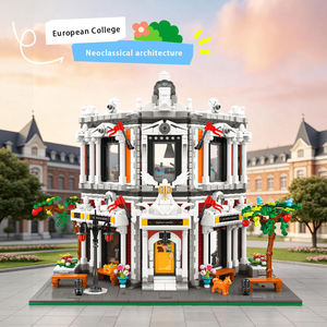 2743 Piezas, Bloques de Construcción del Instituto Culinario Europeo, Estilo Neoclásico, 5 Luces LED, Aprendizaje STEAM, Regalo para Niños, Decoración del Hogar - Product Image 2