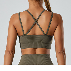 GC ensembles d'entraînement personnalisés de 5 pièces pour femmes vêtements de fitness et yoga ropa deportiva mujer ensemble de legging grande taille ensembles de yoga pour femmes vente en gros - Product Image 3