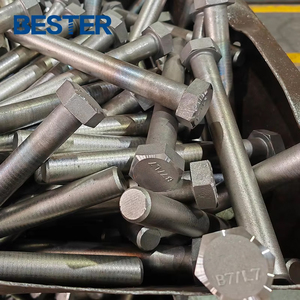 <span class=keywords><strong>ASTM</strong></span> <span class=keywords><strong>A193</strong></span> <span class=keywords><strong>B7</strong></span> đặc điểm kỹ thuật m20x100 sản xuất độ bền kéo UNC chamfer dập nổi <span class=keywords><strong>B7</strong></span> nặng Hex bu lông và đai ốc - Product Image 6