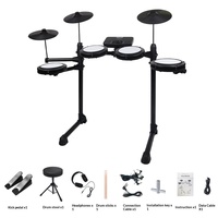 Batterie électronique professionnelle en maille, multifonction, portable, pour la pratique à domicile, les performances de jazz et l'enseignement (modèle d'usine)