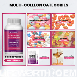 Cápsulas de Colágeno Lifeworth OEM de Marca Privada, Suplemento Dietético para Adultos, Producto de Belleza, Beneficios para Aclarar la Piel, 60 Cápsulas - Product Image 4