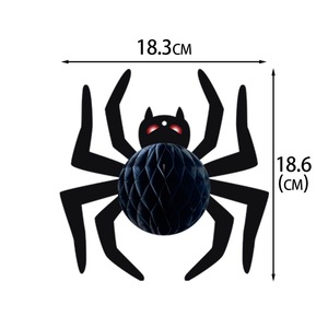 Decoraciones Colgantes de Halloween en 3D, Adornos de Calabaza, Araña y Bola de Panal para Fiestas, Hogar y Decoración de Casas Encantadas - Product Image 4