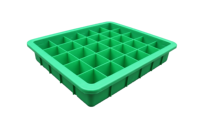 Ugoqs boîte de rangement, caisse de grilles en plastique boîte de rangement en plastique avec diviseur boîte de transport robuste
