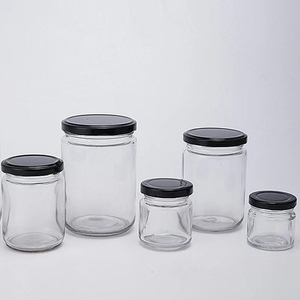 Wholesale Household Kitchen Use Round Shape Glass <b>Jar</b> <b>for</b> Honey <b>Jam</b> Jelly With Metal Lid - Product Image 6