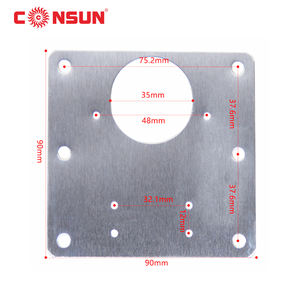 AL673-W charnière panneau réparation des dommages acheter charnière plaque d'installation armoire charnière de porte <span class=keywords><strong>kit</strong></span> de réparation - Product Image 6