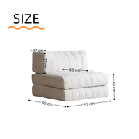 Einzelsitz-Vakuum-Komprimiertes Sofa-Bett aus Hochdichtem Echtleder mit Hochwertigem Schaumstoff für Langes Sitzen Komfortabel Verpackt