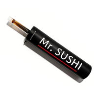 Tube à sushi imprimé, qualité alimentaire, laminé, impression personnalisée, pour restaurant Omakase, vente en gros, OEM, boîte cylindrique en papier, boîte cadeau en carton