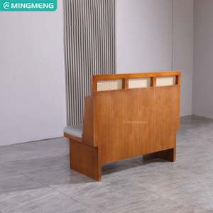 โต๊ะทานอาหารสำหรับโรงแรมในเชิงพาณิชย์เฟอร์นิเจอร์โต๊ะทานอาหารทำจากไม้เนื้อแข็งแข็งสำหรับร้านอาหารโซฟาเบาะรองนั่ง - Product Image 2