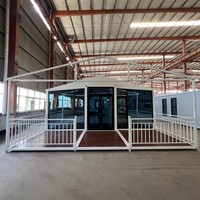 Maison mobile de luxe étanche de style moderne avec structure en acier, type mini-maison préfabriquée extensible en conteneur, conforme aux normes australiennes