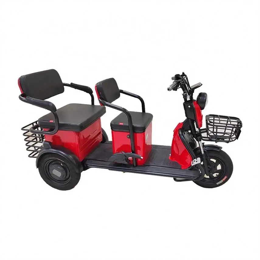 Putian High Easy To Ride Manual Electric Motor And Block Making Machine Recreational Tricycle For Elderly Use