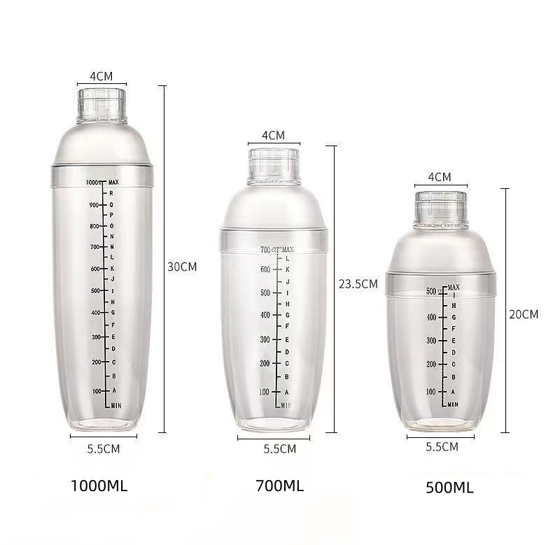 1000ml Transparent Single cup