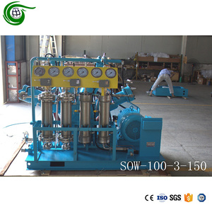 Compressore <span class=keywords><strong>a</strong></span> Pistone ad Elio Completamente Senza Olio da 4KW, Bassi Costi di Manutenzione, Ingresso 27.6 Bar, Uscita 124 Bar, Flusso 30Nm3/h - Product Image 4
