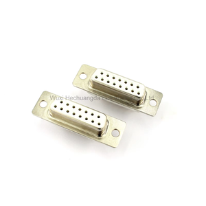 Marca <span class=keywords><strong>HCD</strong></span> de alta calidad, modelo DB15, Conector de ensamblaje de tipo de soldadura macho y hembra chapados en oro de cobre sólido de alta calidad, modelo DB15, 1, 2, 1, 1, 1, 2 - Product Image 4