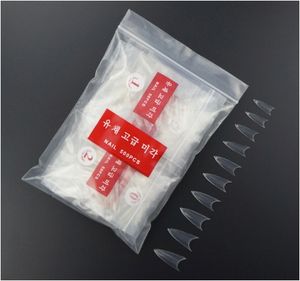 BIN Acryl Falscher Nagel <span class=keywords><strong>500</strong></span> Stück Klare Stiletto Nagels pitzen - Product Image 2