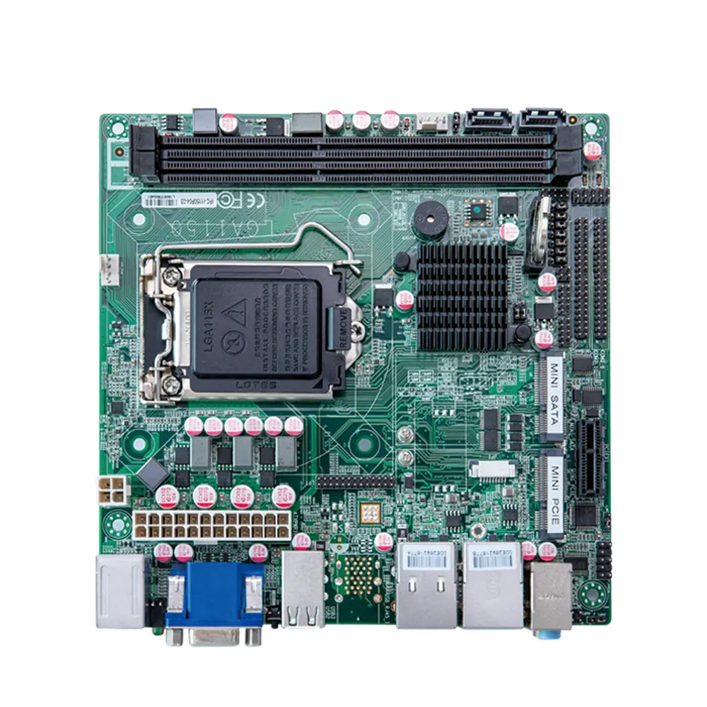 Uitverkoop Intel Haswell I3/I5/I7 Lga1150 H81 Ddr3 10 Com 10 Usb Standaard MINI-ITX Embedded Industrieel Moederbord